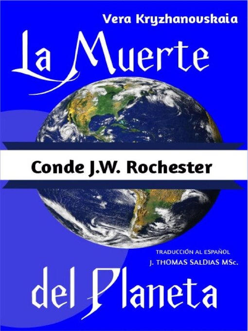 Title details for La Muerte del Planeta by Conde J.W. Rochester - Available